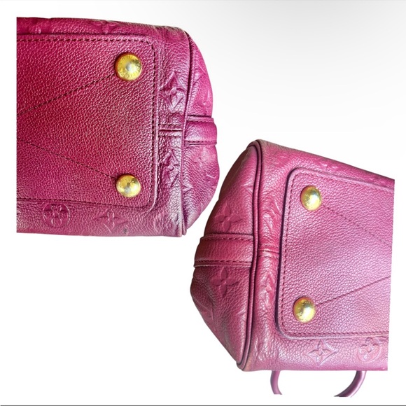 LOUIS VUITTON Auroe Mono Empreinte Leather Speedy 25 Retail $2,710 - Picture 3 of 8